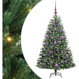 vidaXL Umetno Zložljivo Božično Drevo Zelena 120 cm PVC in kovina | Shoptok.si