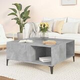  Stolić za kavu boja betona 80 x 80 x 36,5 cm konstruirano drvo Siva | shoptok.hr