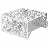 Stolić za Kavu Srebrni Geometrijski Dizajn Aluminij | Eponuda.ba
