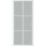  Unutarnja vrata 93 x 201 5 cm Bijela od mat stakla i aluminija | shoptok.hr