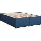 vidaXL Krevet s oprugama i madracem plavi 140 x 190 cm od tkanine | shoptok.hr