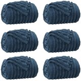  Pokrivači za bacanje 6 pcs Mornarsko plava 240 x 220 cm Runo | shoptok.hr