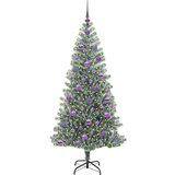 vidaXL Umjetno božično drevo s snežno obloženimi vejicami in LED lučko | Shoptok.si