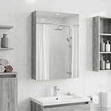  Kopalniška ogledalna omara Siva Sonoma 40 x 10,5 x 60,5 cm, (5000232860) | Shoptok.si
