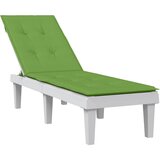  Jastuk za ležaljku prošarani zeleni (75+105) x 50 x 4 cm tkanina | shoptok.hr