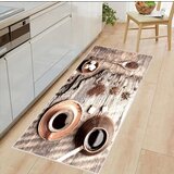  Staza za kuhinju sa gumenom podlogom 60x140cm - kafa i kocke šećera, kg-034 | ePonuda.com