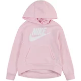 Nike Sportswear Majica 'CLUB FLEECE' pastelno roza / bela