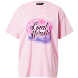 Local Heroes Majica temno liila / svetlo roza / temno roza / črna / bela | Shoptok.si