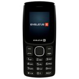 Evelatus Mobilni telefon Easy Button z dvojno sim radijsko svetilko, fotoaparatom in dolgo življenjsko dobo baterije, črna, (21207642) | Shoptok.si