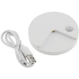 Ct USB polnilna tanka LED svetilka s PIR senzorjem gibanja toplo bela svetloba Cene