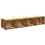  Jastučići za sjedalo od 4 dijela SOEST 4 kom. 100% poliester | shoptok.hr