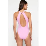 Trendyol swimsuit - Pink - Plain Cene