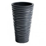 Prosperplast plastična saksija sand slim 40x75cm kameno siva