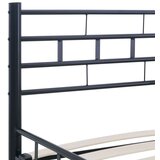  Za krevet crni čelični 180 x 200 cm | shoptok.hr