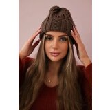 Kesi Cap with turn up Marzena K206 brown | shoptok.hr