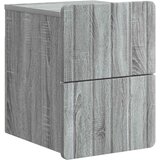  Noćni ormarić za montažu na zid Siva sonoma 33 x 34,5 x 43 cm | shoptok.hr