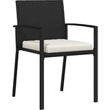  Vrtni set za objed 3 kom. Crna Čelik s prahom premazan | shoptok.hr