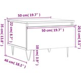 vidaXL Klubska mizica 2 kosa betonsko siva 50x46x35 cm inženirski les | Shoptok.si