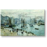 Reprodukcije fishing boats leavin the harbor - claude monet
