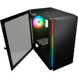  Cougar | purity rgb black | pc case | mini tower / tg front panel with argb strip / 1 x argb fan / 3mm tg left panel | ePonuda.com