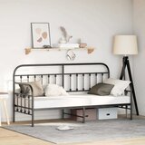  Krevet na kat Crna 75 x 190 cm Čelik s prahom premazan | shoptok.hr