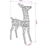  3D Božićni irvas LOVIISA 110 LED lampica Hladno bijela | shoptok.hr