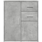  Komode 2 kom beton sive 60 x 31 x 70 cm od konstruiranog drva | shoptok.hr