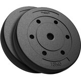 Rebel Active RBA-2104 – Set utegov za vadbo 2 × 15 kg, skupno 30 kg, premer odprtine 31 mm | Shoptok.si