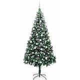  Umjetno božićno drvce Zelena 210 cm PVC i Čelik i Plastika | shoptok.hr