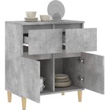  Komoda siva boja betona 60x35x70 cm od konstruiranog drva | shoptok.hr