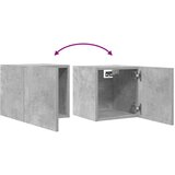  Zidni TV ormarići 4 kom siva boja betona 30,5 x 30 x 30 cm | Eponuda.com