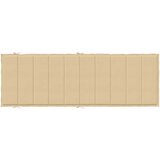  Jastuk za ležaljku prošarani bež 186x58x4 cm od tkanine | Eponuda.com
