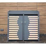  Westman Spremište za 2 kante za smeće | 2x240 litara | Antracit | 84x134x125 cm - BRANDED IN GERMANY | shoptok.hr