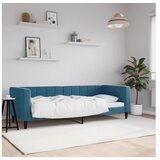 vidaXL Raztegljiva postelja modra 80x200 cm žamet Cene