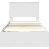  Konstrukcija postelje Bela 100 x 200 cm Inženirsko leseno, (5000121597) | Shoptok.si
