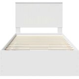  Okvir za krevet Bijelo 100 x 200 cm Inženjersko Drvo | shoptok.hr