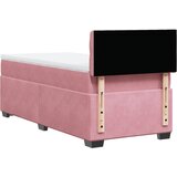 Box spring krevet s madracem ružičasti 90x200 cm baršunasti | shoptok.hr