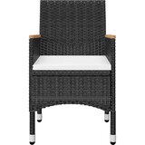  9-dijelni vrtni blagovaonski set crni | shoptok.hr