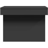  Stolić za kavu crni 80 x 55 x 40 cm od konstruiranog drva | shoptok.hr