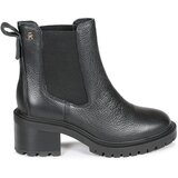 Tommy Hilfiger Škornji Th Leather Chelsea Cleated Heel FW0FW08774 Črna | Shoptok.si