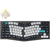 KEYCHRON Q10 Max (Alice Layout) QMK/VIA Brezžična Mehanska Tipkovnica, Bluetooth / 2.4 GHz, Banana Tactile Switch, US Layout, Q10M-M4, (21733260) Cene