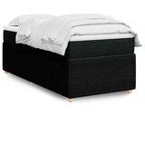  Box spring krevet s madracem crni 80 x 200 cm od tkanine | shoptok.hr