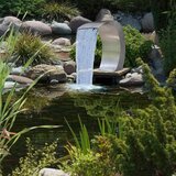  Fontana s vodopadom za bazen od nehrđajućeg čelika 45x30x60 cm | shoptok.hr