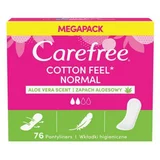 Carefree Cotton Feel Normal Aloe Vera ščitniki perila 76 kos za ženske