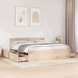  Okvir za krevet s ladice 180x200 cm od borovine | shoptok.hr