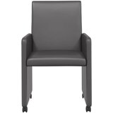  Blagovačke stolice s kotačima 2 pcs Siva 57 x 66 x 94 cm | shoptok.hr