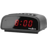 Digitalna budilka z LED zaslonom in funkcijo dremeža kompaktna, Črna, (5000232131)
