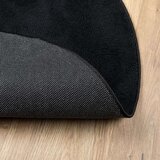  Preproga OVIEDO s kratkimi vlakni črna Ø 120 cm | Shoptok.si