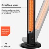 Klarstein BlazeTower infrardeči grelnik | 2000 W | 15 m² | Zmogljiv | 101 cm x 40 cm | Shoptok.si