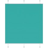  Plisirana zavjesa petrolej zelena 115x100 cm Širina tkanine 114,4 cm Poliester | shoptok.hr
